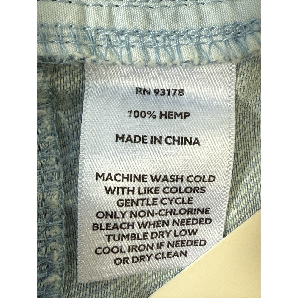 Magaschoni 100% Hemp Wide Leg Palazzo Pants NWT 6 - Picture 12 of 12